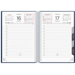 Mayland 2027 kalender, 1-Dags Spiral - bl�