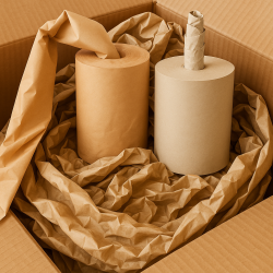 Papir rulle, milj�venligt kassefyld - tykkelse 70 gram