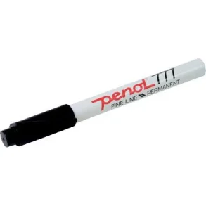 Penol 777 sprittusch - 1 mm spids, sort - 20 stk.