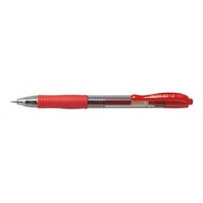 Gelpen Pilot G-2 gel r�d Fine - 12 stk