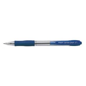 Kuglepen Pilot Super Grip BPGP medium bl� - 12 stk