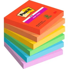 Post-it 654 Energetic memoblok 76 x 76 mm