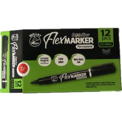 Permanent Marker - R�d - 12stk