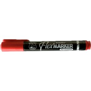 Permanent Marker - Rd - 12stk
