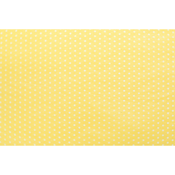 Silkepapir 50x75 cm. gul/hvid dot 240 ark