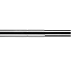 Selvbrende teleskopforhngsstang 70 - 122 cm - 1 stk.