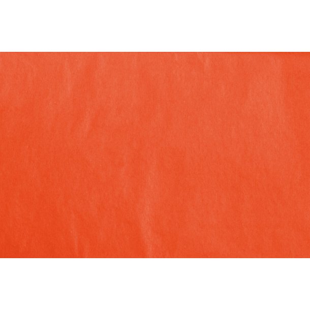 Silkepapir orange 50x75 cm. 480 ark