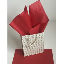 Silkepapir - Scarlet Rd 50x75cm - 480 ark