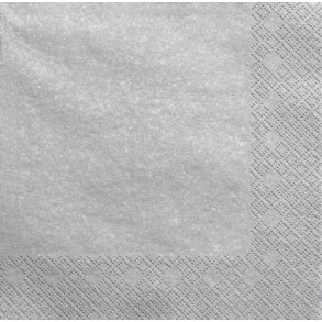 S�lv Servietter 33 x 33 cm 20 stk.