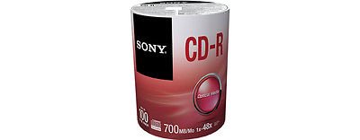 CD-rom 700mb 80min. spindel, 52xspeed - 100 stk - CD, DVD og Blue-ray ...