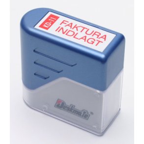 Stempel Deskmate Faktura indlagt - 1 stk.