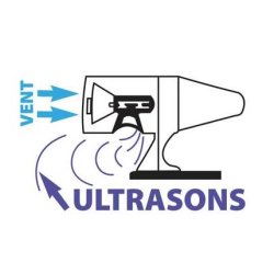 Vildtfljte 2 stk. i sort