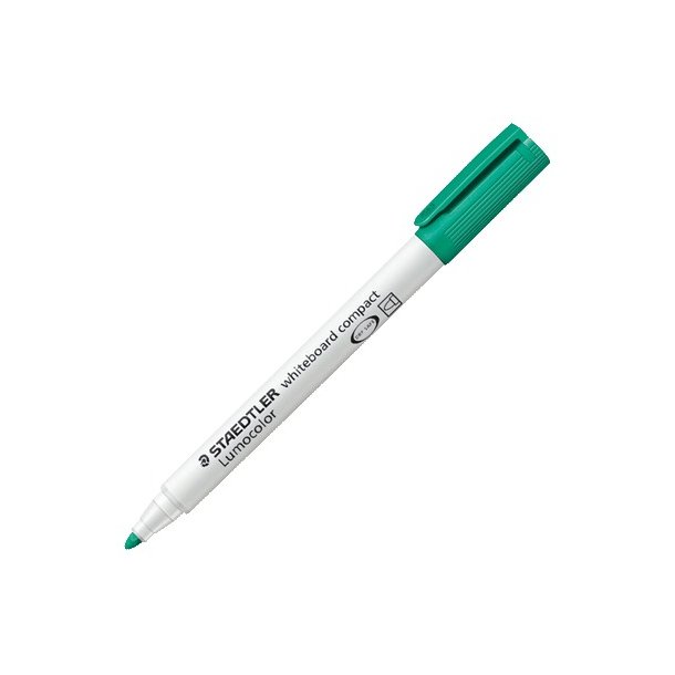 Whiteboard marker Staedtler, rund spids grn - 10 stk