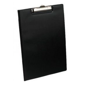 Q-connect clipboard m/forside A4 Sort - 1 stk.