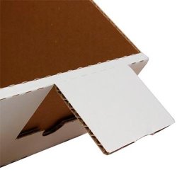 Plukkasser Lux 125x300x140 hvid - 50 stk