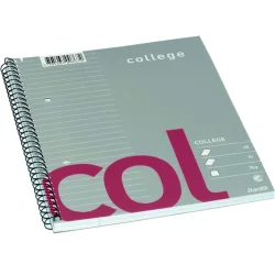 Kollegieblokke A5 lin. NOA 70g perf. m/huller - 5 stk