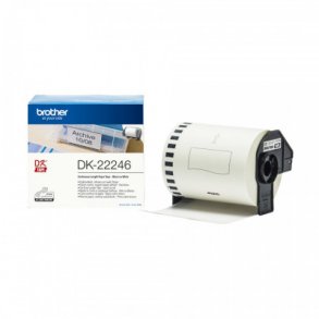 Brother - Etiketter papir 103x30,48m hvid - DK-22246