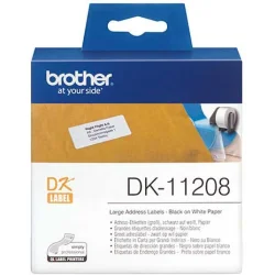 Etiketter Brother adresselabel 38x90mm 400pr. rl. - 1 rulle