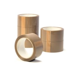 Pakketape, brun PP acrylic, Low noice - 6 rll
