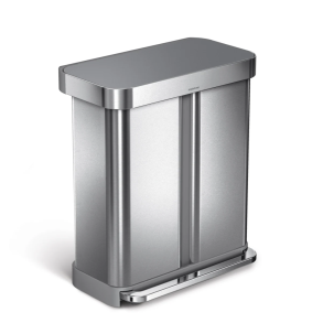 58L (34/24), dobbelt pedalspand til sortering - Brstet stl