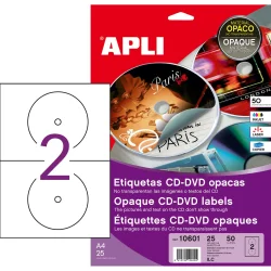 CD-Label fra APLI, 117 mm. - 1 pk.