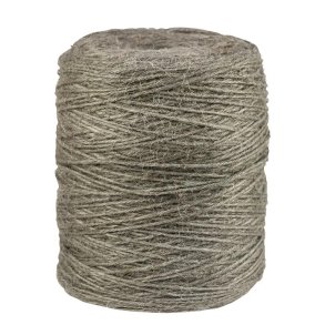  Flaxcordel 4 streng, gr� - 1 kg.