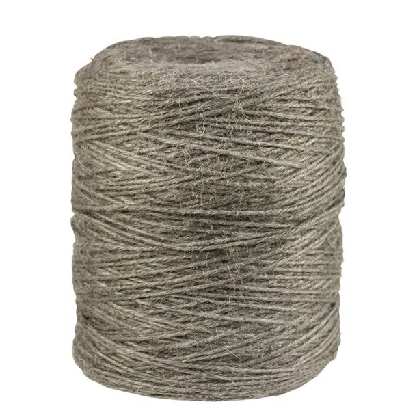  Flaxcordel 4 streng, gr� - 1 kg.