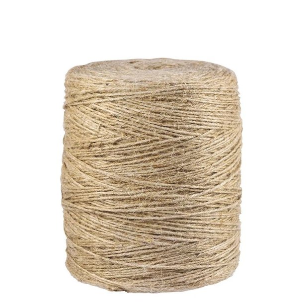 Flaxcordel 4 streng, natur - 1 kg.