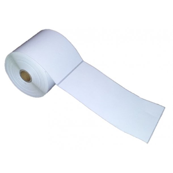 Fragtetiketter - Thermo hvid etiketpapir 1 rulle