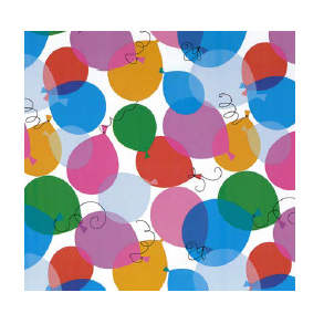 Gavepapir med ballon'er - 57cm - 1 rulle