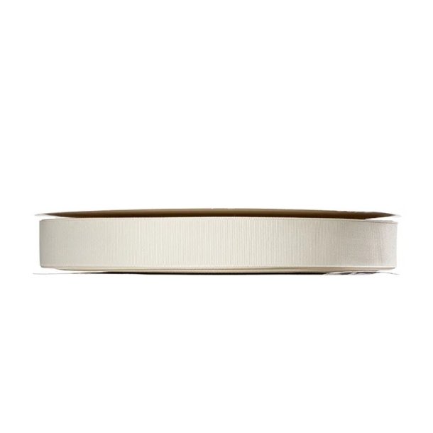 Grosgrainb�nd creme, 25 mm - 100 m