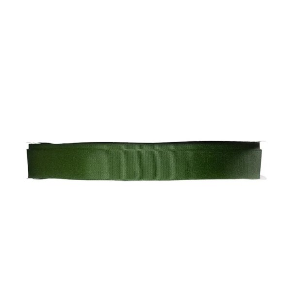 Grosgrainb�nd dyb gr�n, 25 mm - 100 m