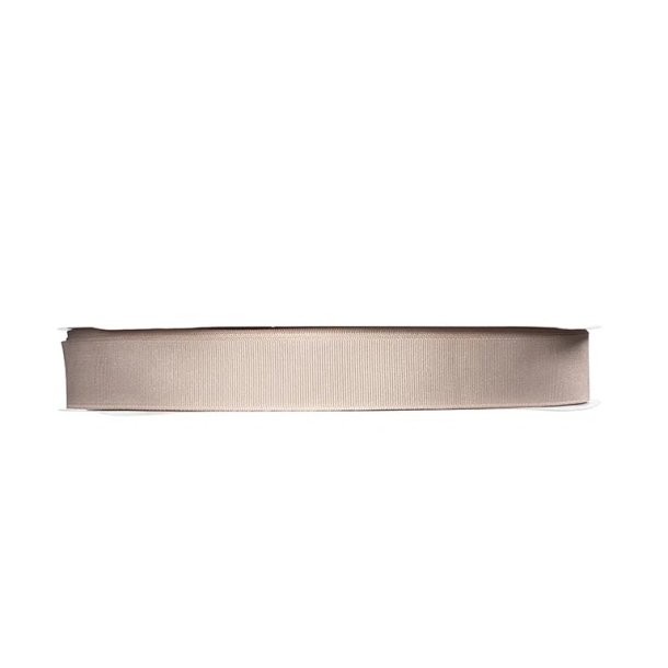 Grosgrainb�nd taupe, 25 mm - 200 m