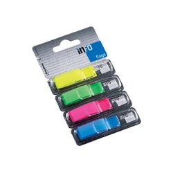 Indexfaner smalle neonfarver, 12,5x43 mm - 1 pakke