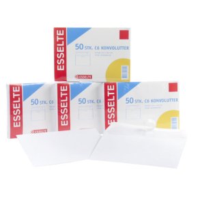 Kuverter C6 lukl. 1 pk. a 50stk - 114x162mm