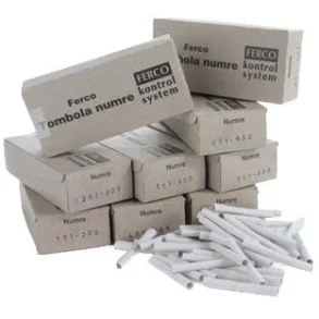 Tombolanr. 1-1000 farve ass. stk. pr. s�t