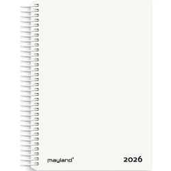 Mayland 2026 kalender, 1-Dags Spiral - HVID
