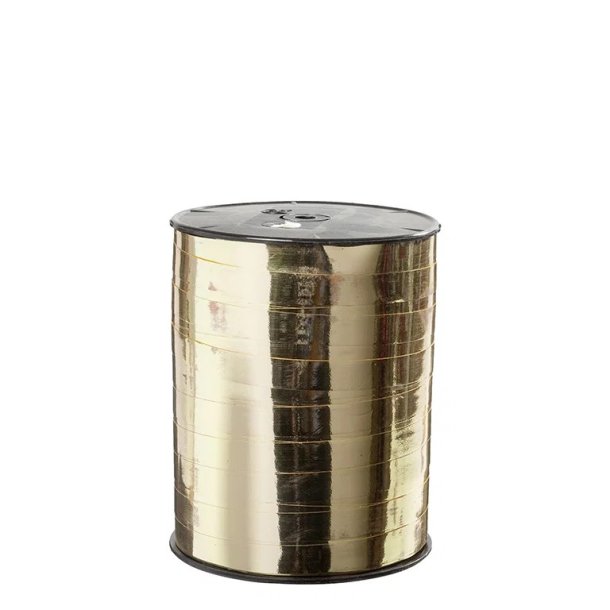 Gaveb�nd metallisk 10mm guld - 1 rulle