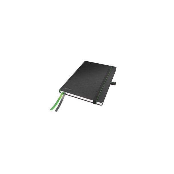 Notesbog hardcover A5 lin. 96g/80ark sort - 1 stk.