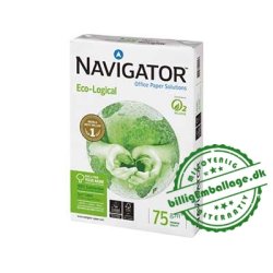 Kopipapir hvid 75g A4 Navigator Ecological/kologisk