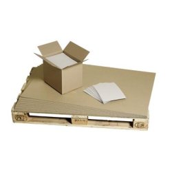 Palleark 750X1150mm, enkeltlags 3mm blgepap - 400 ark