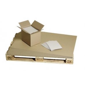 Palleark 750X1150mm, enkeltlags 3mm blgepap - 400 ark