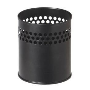 Pennebger Twin metal sort, m/huller - 1 stk.