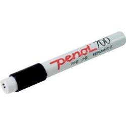 M�rkepen - Penol 700 1,5 mm SORT - 10 stk