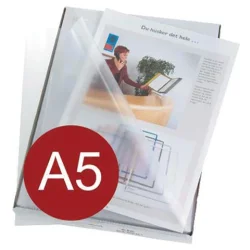 Esselte folder Standard clear textured 105my A5 - 100 stk.