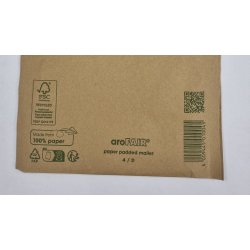 Papir "boblekuverter" 200x275mm - 100 stk.