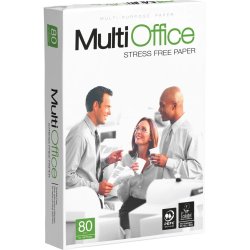 Kopipapir hvid 80g A4 Multioffice, EU blomst - 500 ark