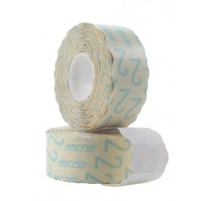 Prisetiket hvid Permanet lim 26x16 mm. 12 ruller med 1200 prismrker