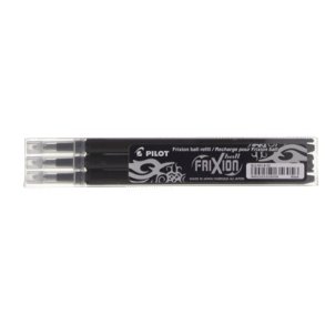 Refill Pilot Frixion click, sort 0,7mm -  3 stk.