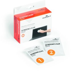 Renseservietter vd/tr 20 st, til fladskrme/br - 1 kasse